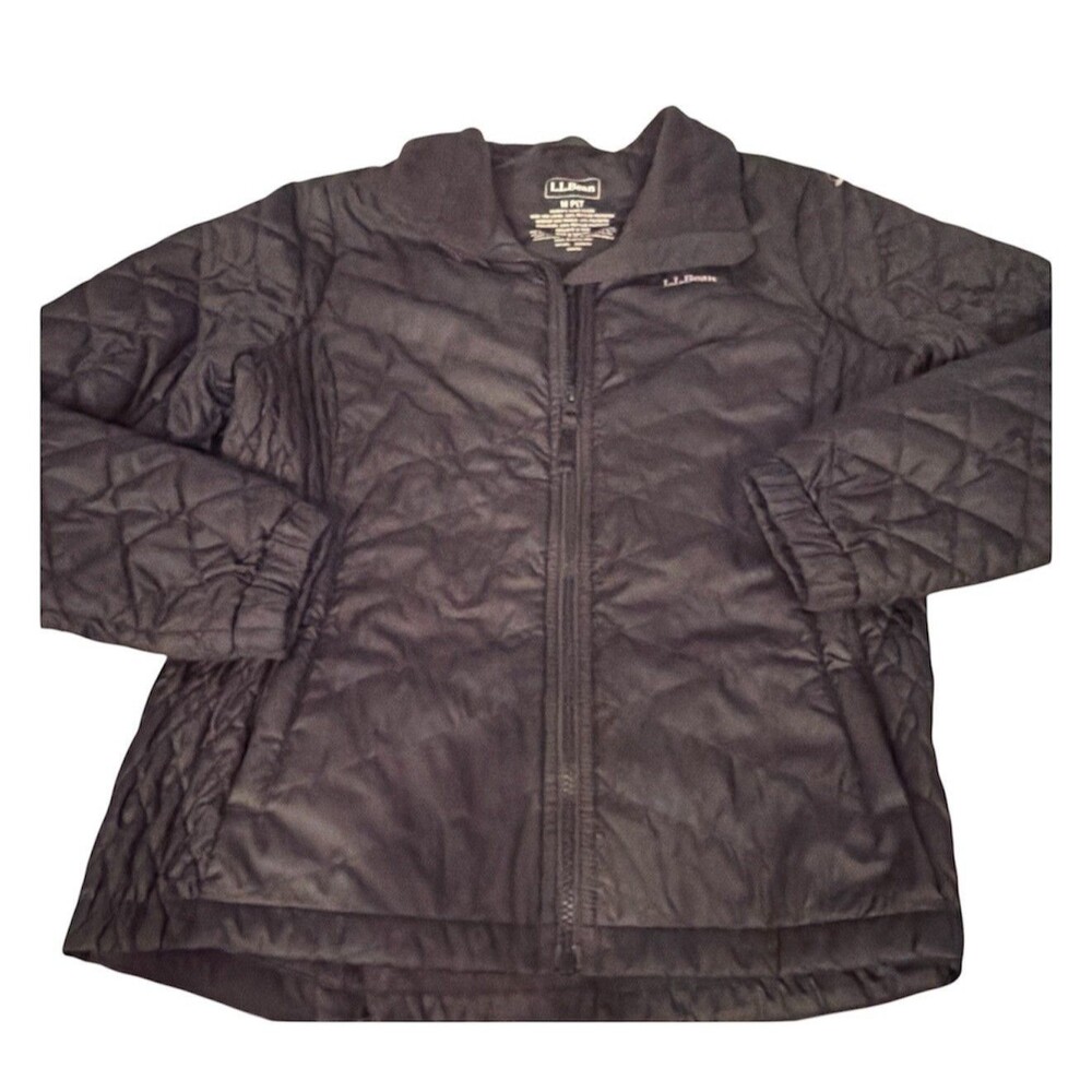 L.L. Bean Women's Fleece-Lined PrimaLoft Jacket M Pet New Condition No Tags